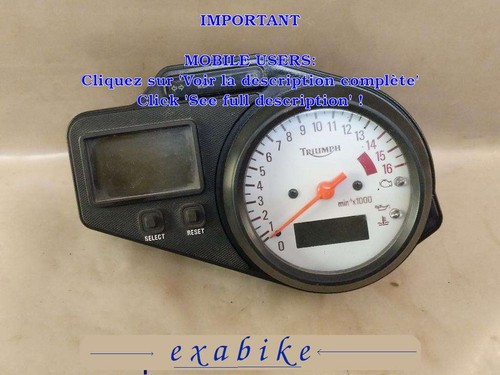 Tableau bord pour triumph - tableau, de