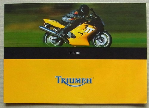 Brochure vendita moto triumph - moto,